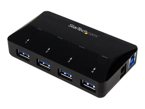 StarTech.com 4 Port USB 3.0 Hub plus dedizierter Ladeanschluss