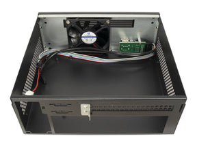 Inter-Tech IPC S21 - Mini-Server-Gehäuse - Mini-ITX - keine Spannungsversorgung (FlexATX)