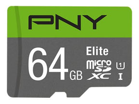 PNY Elite - Flash-Speicherkarte - 64 GB - UHS-I U1 / Class10