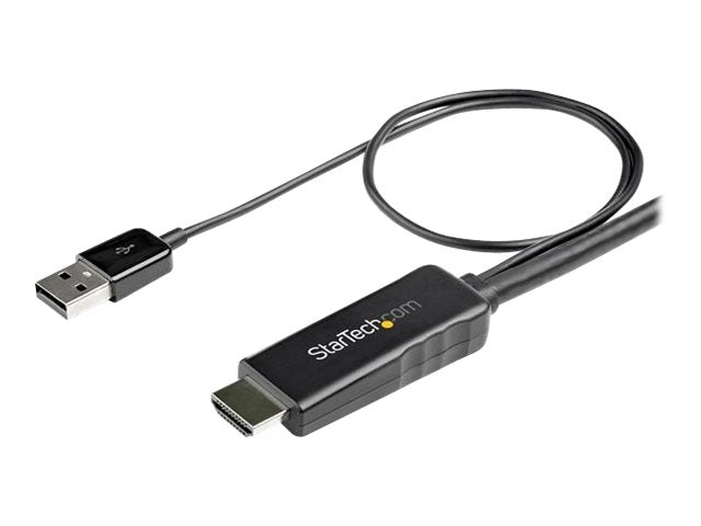 StarTech.com HD2DPMM2M HDMI auf DisplayPort (2m, aktiv, 4k 30Hz, Adapter, Kabel, Konverter, HDMI 1.4, DP 1.2, mit USB Stromversorgung)