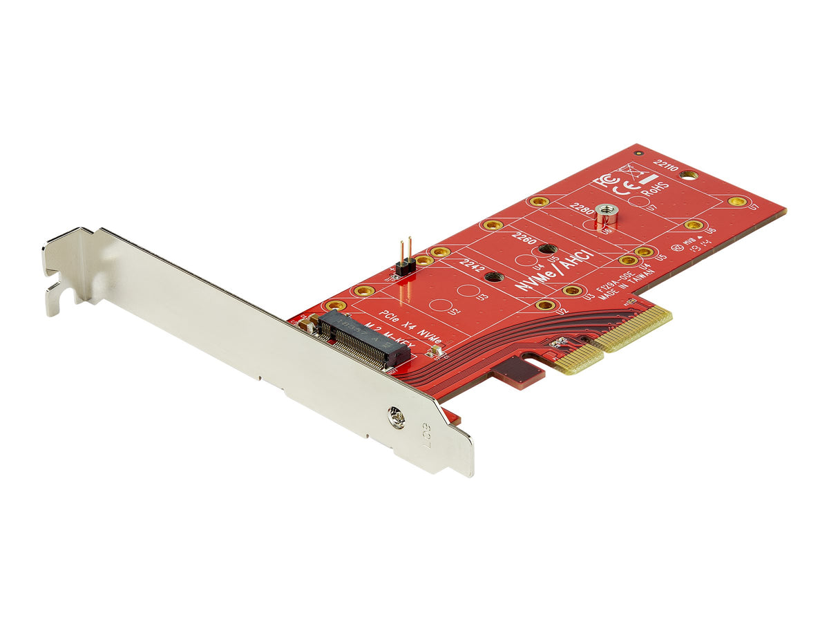 StarTech.com M2 PCIe SSD Adapter - x4 PCIe 3.0 NVMe / AHCI / NGFF / M-Key - Low Profile and Full Profile - SSD PCIe M.2 Adapter (PEX4M2E1)