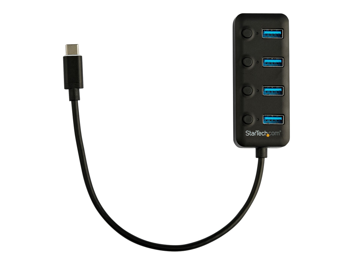 StarTech.com 4 Port USB-C Hub - 4x USB-A mit individuellen An/Aus-Schaltern