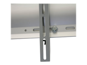 Ergotron WM - Befestigungskit (Wandplatte, 2 Klammern) - schmal - für Flachbildschirm - Stahl, stranggepresstes Aluminium - Silber - Bildschirmgröße: 81.3-304.8 cm (32"-120")