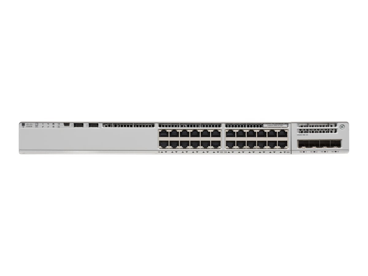 Cisco Catalyst 9200 - Network Essentials - Switch - L3 - Smart - 24 x 10/100/1000 (PoE+)