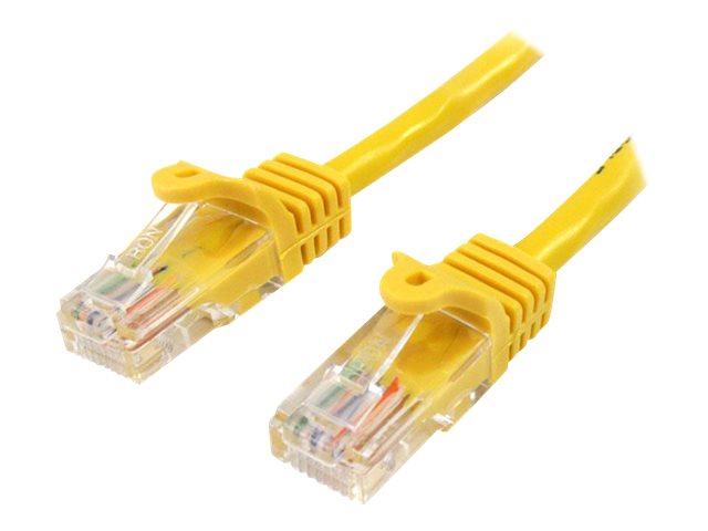 StarTech.com 3m Cat5e RJ45 UTP Netzwerkkabel Snagless - Cat 5e Patchkabel - Gelb - Stecker / Stecker - Patch-Kabel - RJ-45 (M)