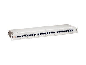 Equip Patch Panel - CAT 6 - STP - RAL 7035 - 1U - 48.3 cm (19")