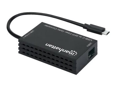 Manhattan USB-C to SFP Fibre Optic Converter, 5 Gbps (USB 3.2 Gen1 aka USB 3.0)