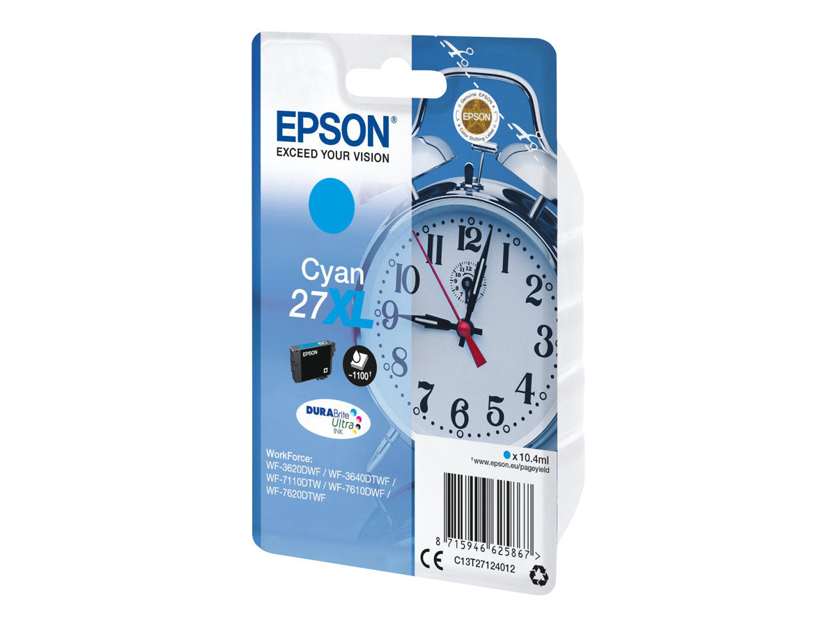 Epson 27XL - 17.7 ml - XL - Cyan - Original - Tintenpatrone