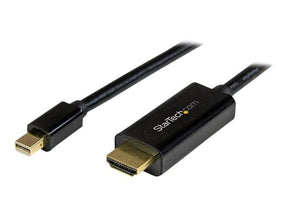 StarTech.com Mini DisplayPort auf HDMI Adapterkabel - Mini DP zu HDMI Adapter Kabel - 5m - Ultra HD 4K 30Hz - Schwarz - Videokabel - Mini DisplayPort (M)