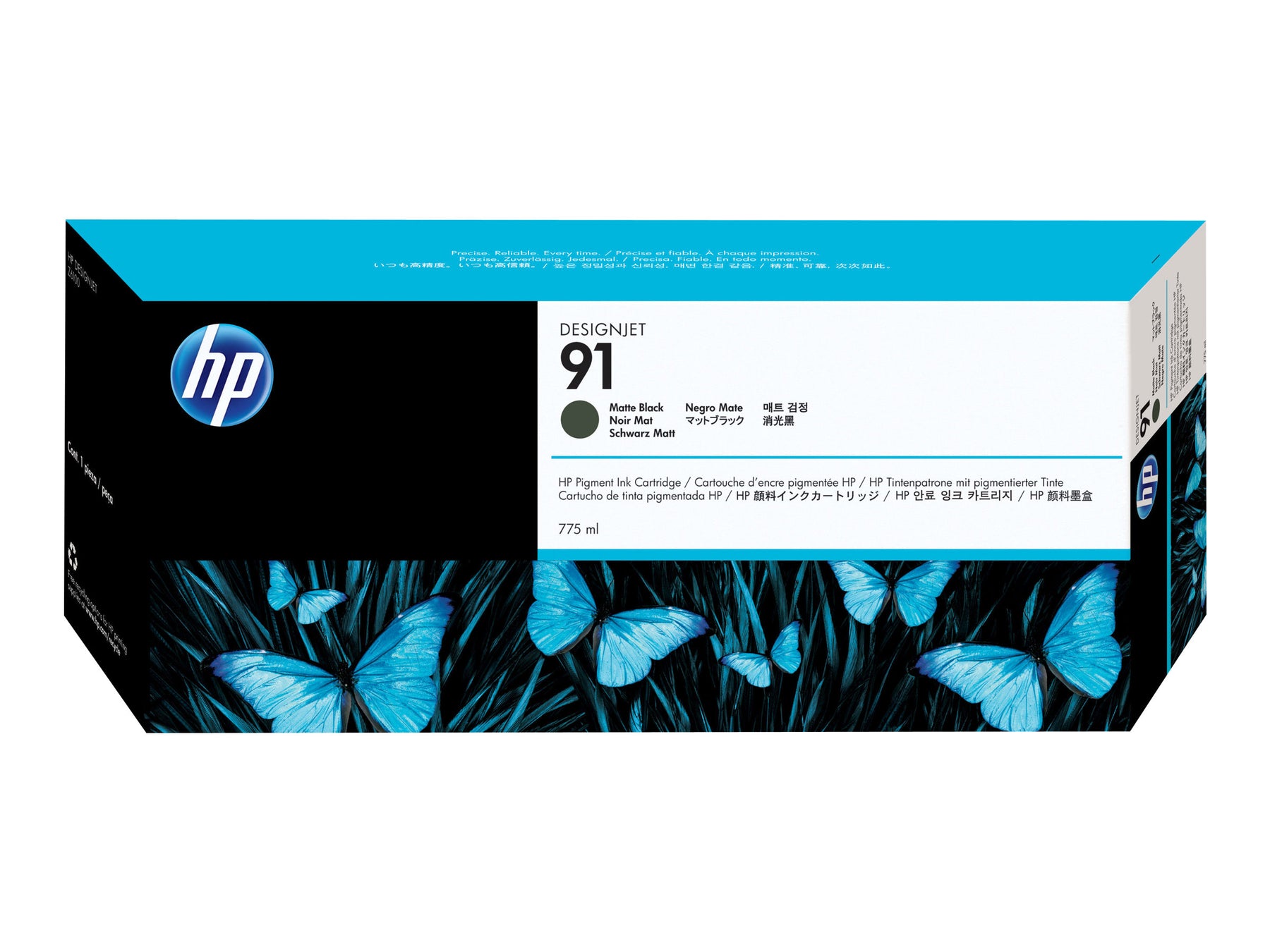 HP 91 - 775 ml - mattschwarz - Original - DesignJet