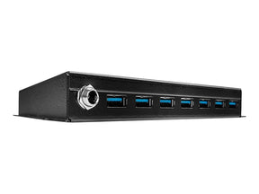 Lindy 7 Port Industrial USB 3.0 Hub - Hub - 7 x SuperSpeed USB 3.0