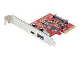 StarTech.com 2-Port 10Gbps USB-A & USB-C PCIe Card, USB 3.1 Gen 2 PCI Express Type C/A Host Controller Card Adapter, USB 3.2 Gen 2x1 PCIe Desktop Expansion Add-On Card, Windows/macOS/Linux