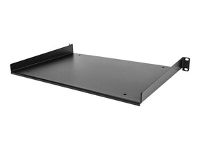 StarTech.com 1HE 19 Zoll Fachboden für netzwerk schrank - Freitragende Rack ablage für Serverschrank/Rack - Frontmontage - Belastbarkeit 25kg - 30cm tiefe Rackablage (SHELF-1U-12-FIXED-S)