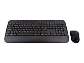 V7 CKW300ES - Tastatur-und-Maus-Set - kabellos