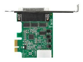 StarTech.com 4 Port Serielle PCI Express RS232 Adapter Karte - PCIe RS232 Serielle Host Controller Karte - PCIe auf Serielle DB9 Karte - 16950 UART - Erweiterungskarte - Windows & Linux (PEX4S953)