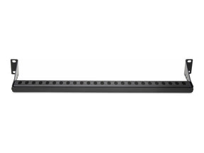 StarTech.com 1U Rack Mountable Cable Lacing Bar w/Adjustable Depth, Cable Support Guide For Organized 19" Racks/Cabinets, Horizontal Cable Guide For Patch Panels/Switches/PDUs - Rack Kabelmanagementführung (horizontal)