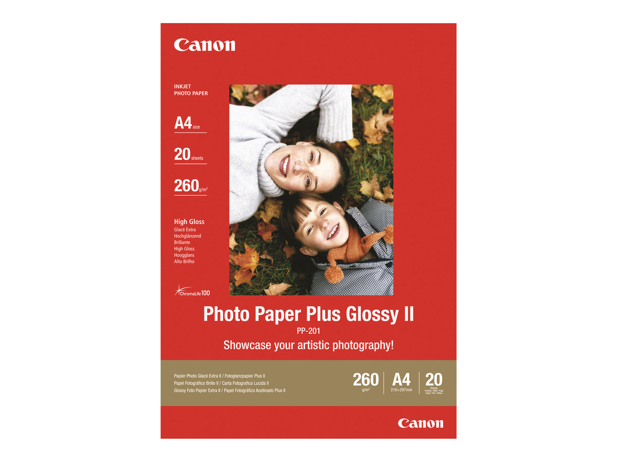 Canon Photo Paper Plus Glossy II PP-201 - Glänzend - A3 plus (329 x 423 mm)