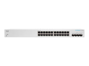 Cisco Business 220 Series CBS220-24T-4X - Switch - Smart - 24 x 10/100/1000 + 4 x 10 Gigabit SFP+ (Uplink)