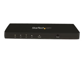 StarTech.com 4 Port HDMI 4k Video Splitter - 1x4 HDMI Verteiler mit Aluminiumgehäuse