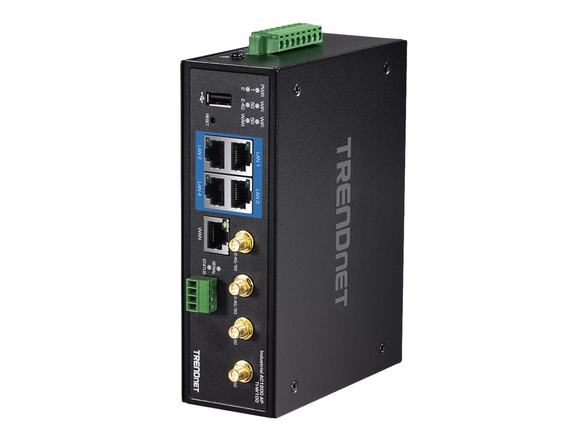 TRENDnet TI-W100 - Wireless Router - 4-Port-Switch