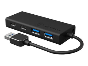 ICY BOX IB-HUB1426-U3 - Hub - 2 x SuperSpeed USB 3.0 + 2 x USB-C