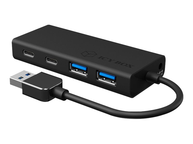 ICY BOX IB-HUB1426-U3 - Hub - 2 x SuperSpeed USB 3.0 + 2 x USB-C