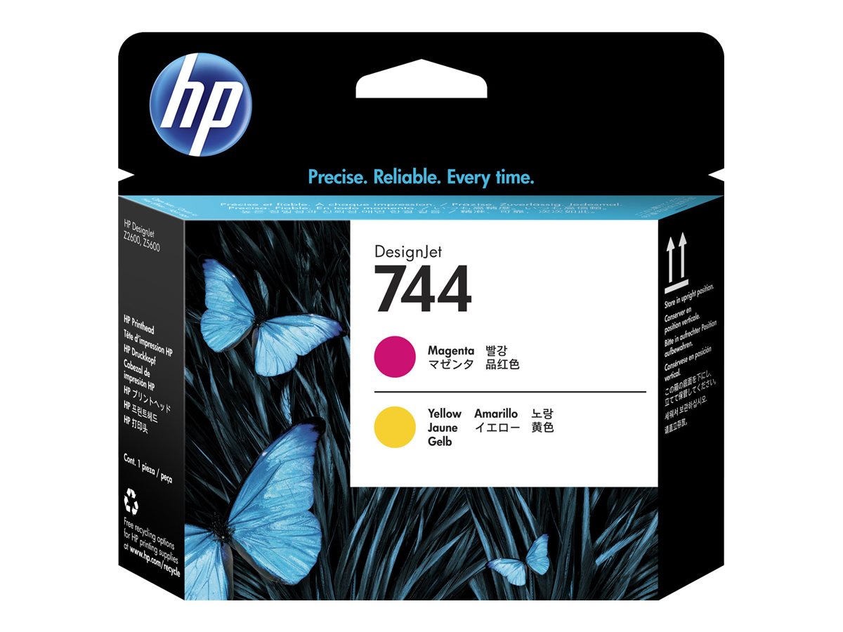 HP 744 - Gelb, Magenta - Druckkopf - für DesignJet HD Pro MFP