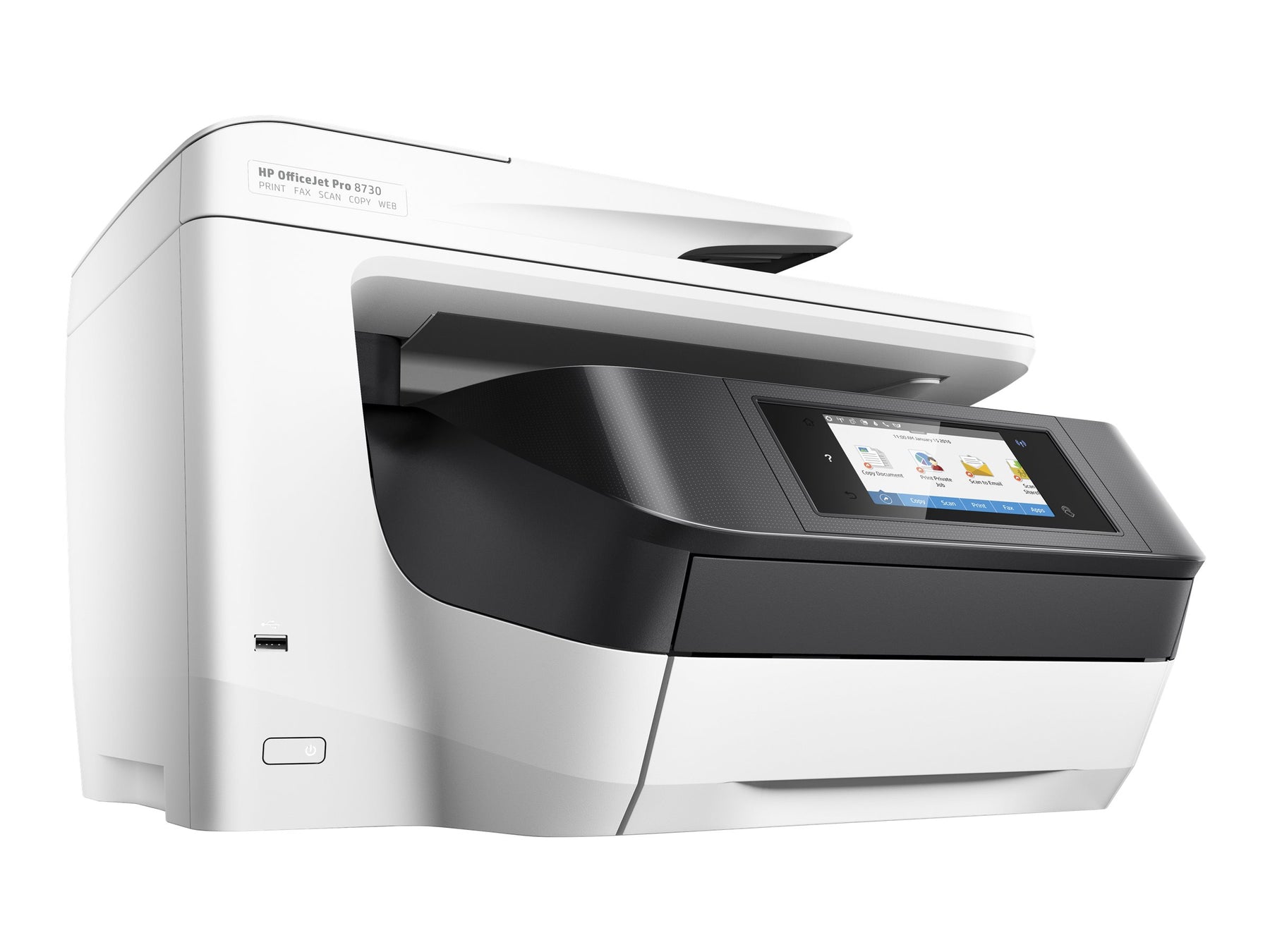 HP Officejet Pro 8730 All-in-One - Multifunktionsdrucker - Farbe - Tintenstrahl - Legal (216 x 356 mm)