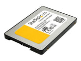 StarTech.com M.2 auf SATA III Adapter - M2 SSD zu S-ATA Einbaurahmen