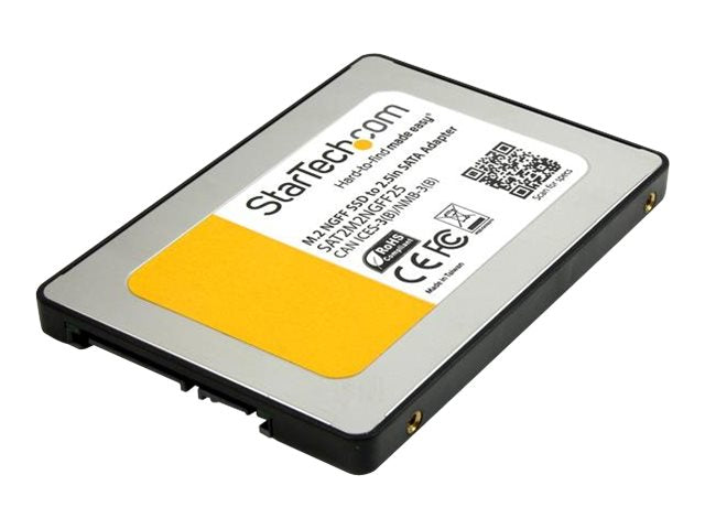 StarTech.com M.2 auf SATA III Adapter - M2 SSD zu S-ATA Einbaurahmen