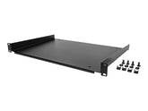 StarTech.com 1HE 19 Zoll Fachboden für netzwerk schrank - Freitragende Rack ablage für Serverschrank/Rack - Frontmontage - Belastbarkeit 25kg - 30cm tiefe Rackablage (SHELF-1U-12-FIXED-S)