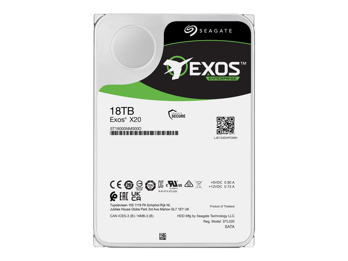 Seagate Exos X20 ST18000NM000D - Festplatte - 18 TB