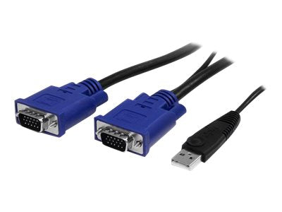 StarTech.com 16 Port 1HE USB VGA KVM Switch mit OSD zur Rack-Montage inkl. Kabeln