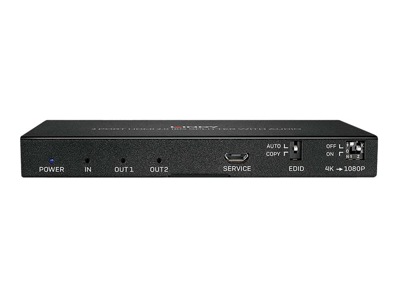 Lindy HDMI 2.0 18G Splitter with Audio - Video-/Audio-Splitter