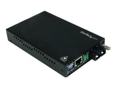 StarTech.com 10/100 Mbit/s Ethernet Single Mode LWL / Glasfaser SC Medienkonverter 30 km