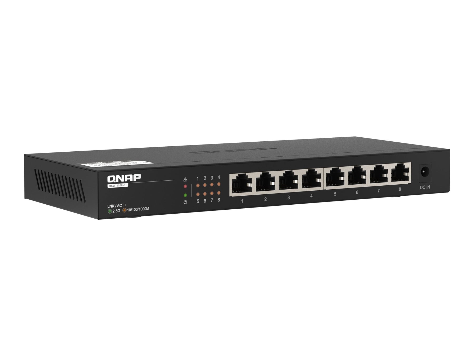 QNAP QSW-1108-8T - Switch - unmanaged - 8 x 10/100/1000/2.5G