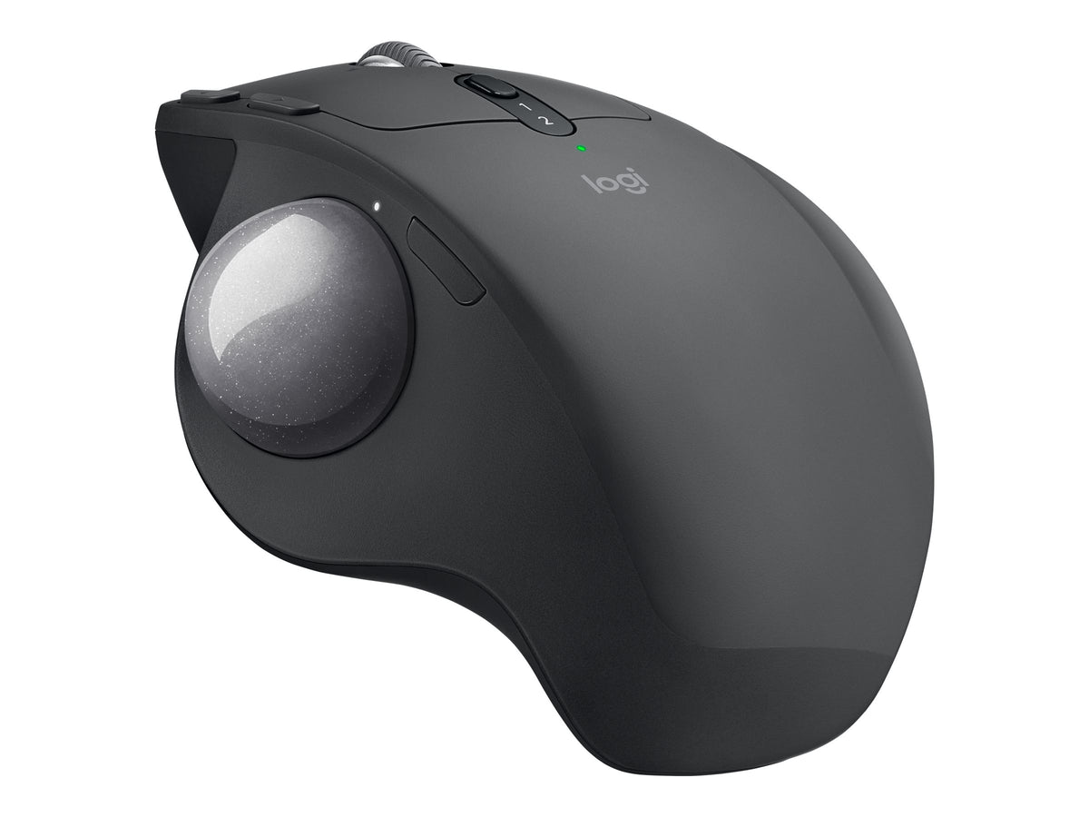 Logitech MX ERGO - Trackball - optisch - 8 Tasten - kabellos - Bluetooth, 2.4 GHz - kabelloser Empfänger (USB)