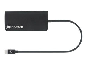 Manhattan USB-C Dock/Hub with Card Reader, Ports (x5):