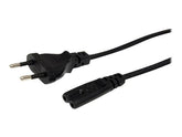 StarTech.com 1m Standard Laptop / Notebook Stromkabel - Eurostecker auf IEC320 C7 Netzkabel - Stromkabel - IEC 60320 C7 bis Eurostecker (M)