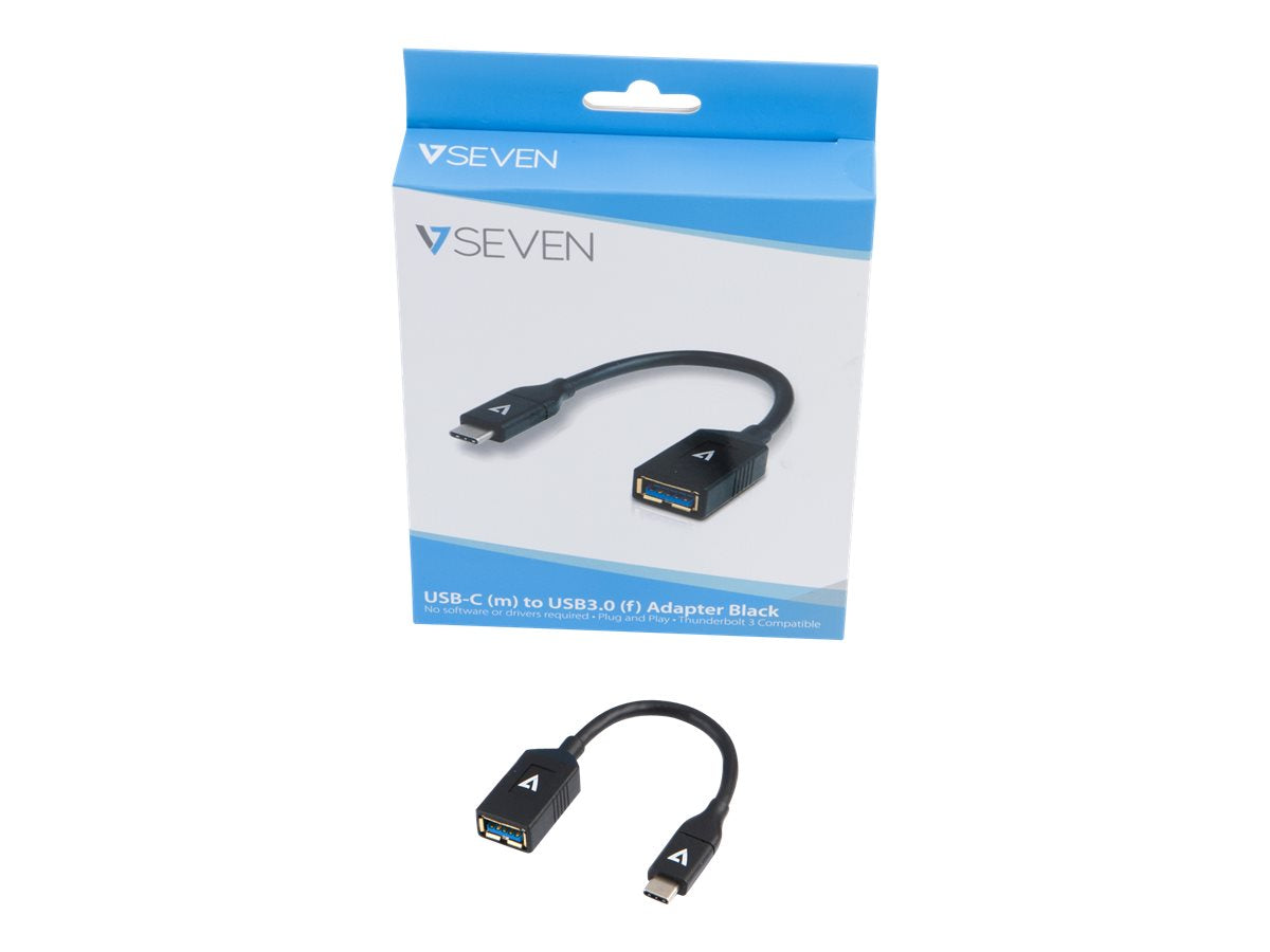 V7 USB-Adapter - USB Typ A (W) bis USB-C (M)