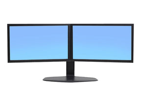 Ergotron Neo-Flex Dual LCD Monitor Lift Stand - Aufstellung für 2 LCD-Displays - Schwarz - Bildschirmgröße: bis zu 61 cm (bis zu 24 Zoll)