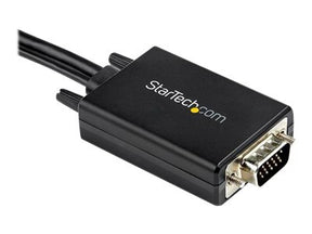 StarTech.com 2m VGA to HDMI Converter Cable with USB Audio Support & Power, Analog to Digital Video Adapter Cable to connect a VGA PC to HDMI Display, 1080p Male to Male Monitor Cable - Supports Wide Displays (VGA2HDMM2M)