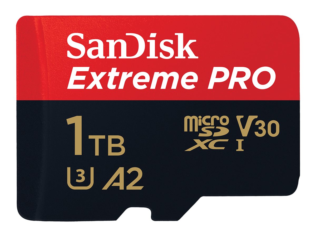 SanDisk Extreme Pro - Flash-Speicherkarte (microSDXC-an-SD-Adapter inbegriffen)