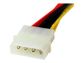 StarTech.com SATA Y-Stromkabel - Splitter Power Y-Kabel mit 2 x SATA intern 1 x Molex (Stecker)