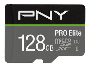 PNY PRO Elite - Flash-Speicherkarte (microSDXC-an-SD-Adapter inbegriffen)