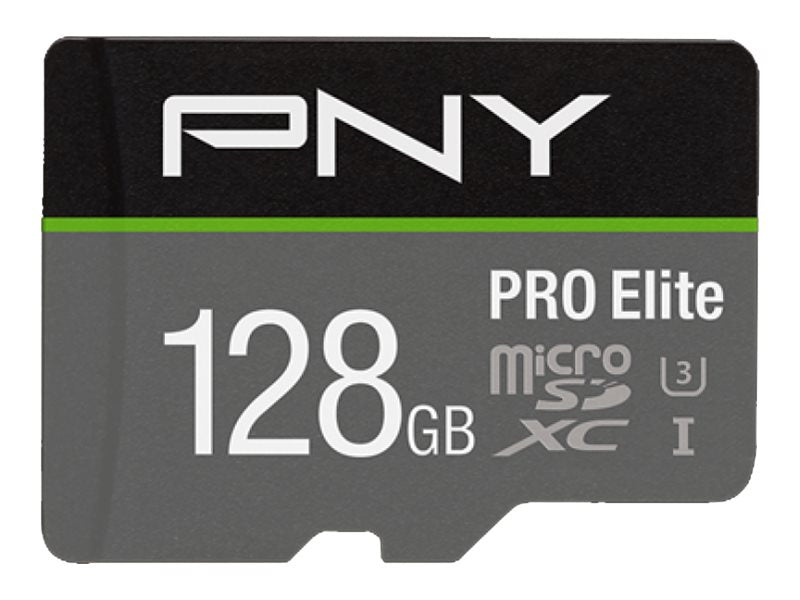 PNY PRO Elite - Flash-Speicherkarte (microSDXC-an-SD-Adapter inbegriffen)