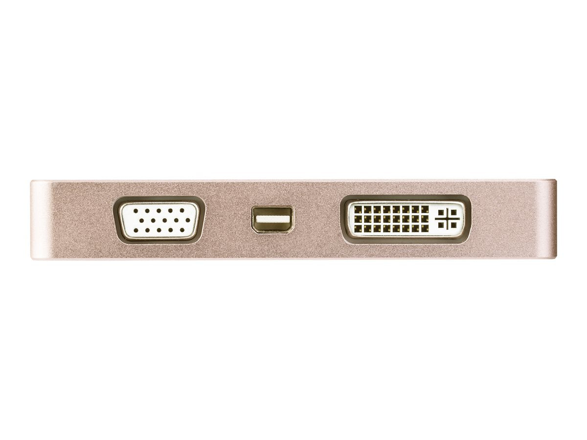 StarTech.com USB-C Video Adapter Multiport - Rose Gold