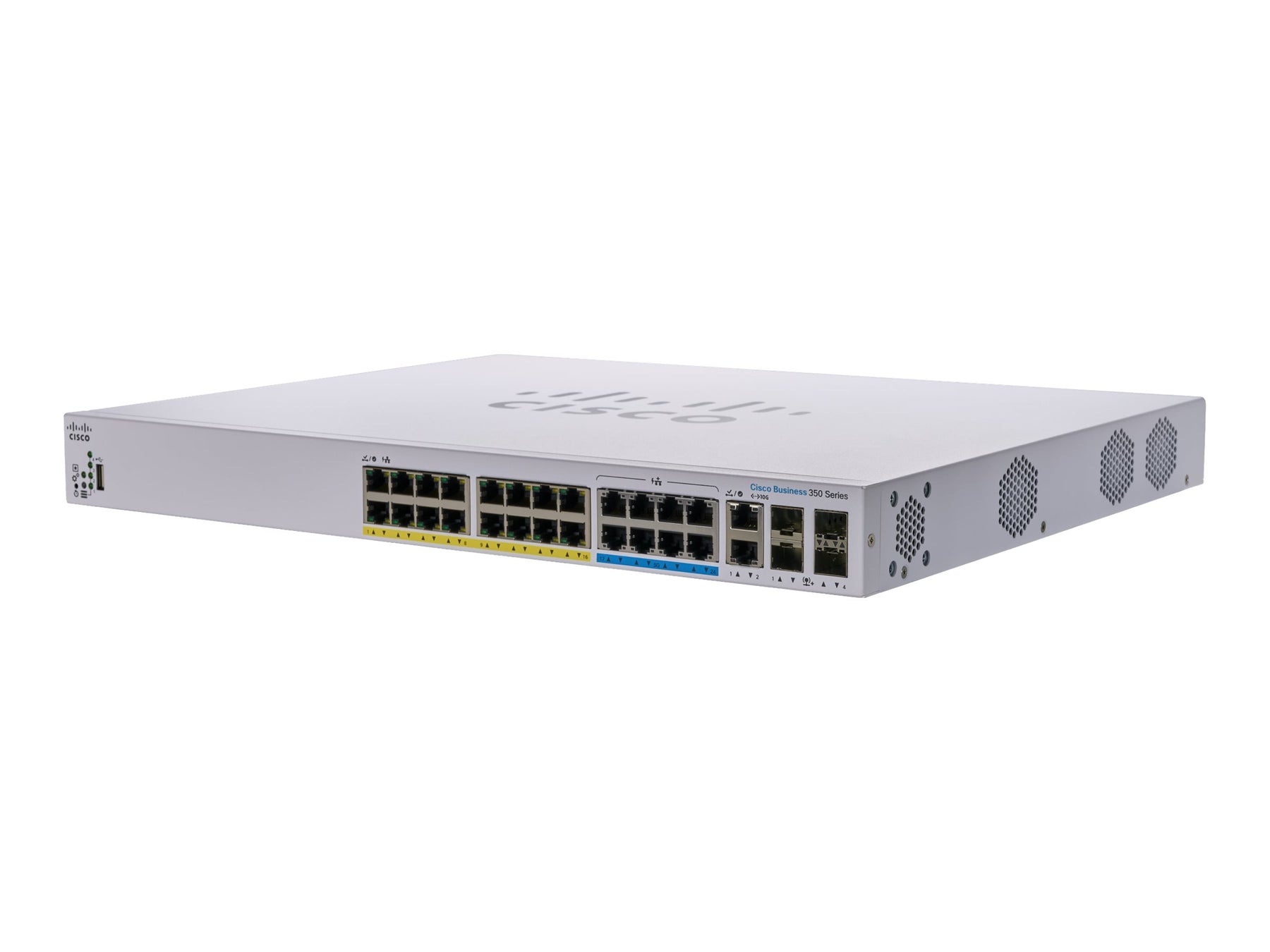 Cisco Business 350 Series CBS350-24NGP-4X - Switch - L3 - managed - 16 x 10/100/1000 (PoE+)