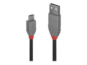 Lindy Anthra Line - USB-Kabel - USB (M) bis Micro-USB Typ B (M)