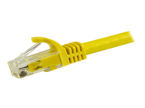 StarTech.com 1.5m CAT6 Ethernet Cable, 10 Gigabit Snagless RJ45 650MHz 100W PoE Patch Cord, CAT 6 10GbE UTP Network Cable w/Strain Relief, Yellow, Fluke Tested/Wiring is UL Certified/TIA - Category 6 - 24AWG (N6PATC150CMYL)